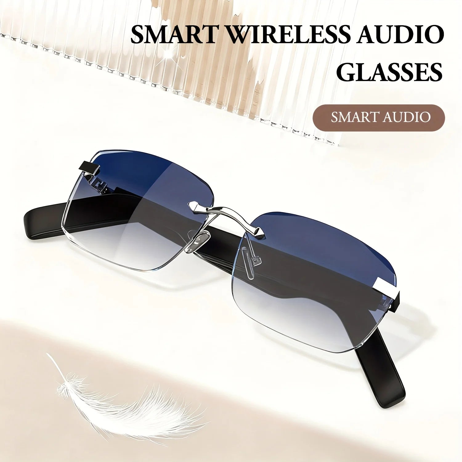 These Innovative Smart Glasses Come with Touch Controls and an Integrated Microphone, Making Them Ideal for Outdoor Adventures