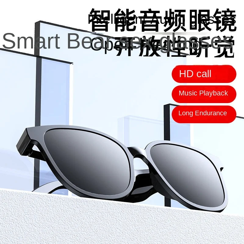 Custom Newest Wireless Speaker Headset Headphone Music Smart Glasses Digital Glass Audio Blue Tooth Sunglasses Smart Sunglasses