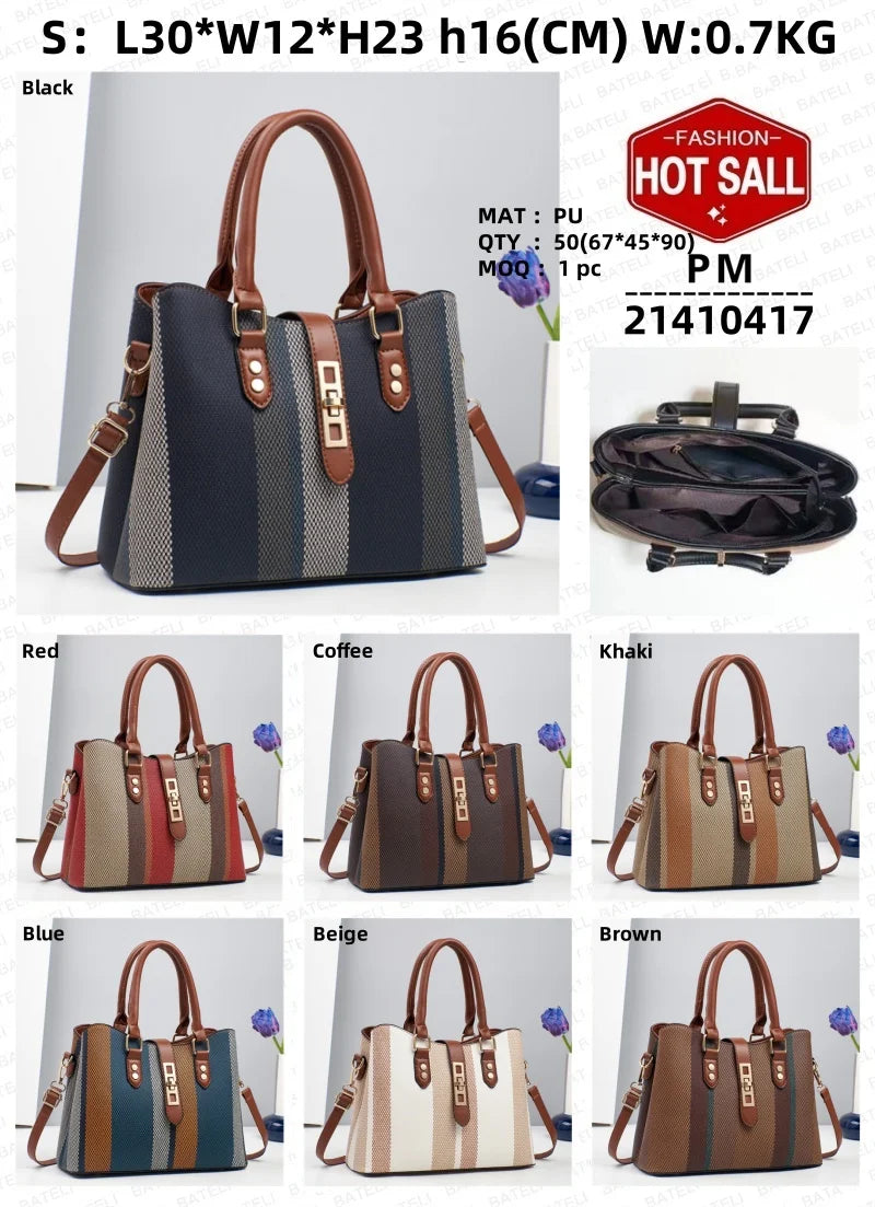 Women Handbags Leather Women Hand Bag Lightweight Pu Shoulder Hand Bags Custom
