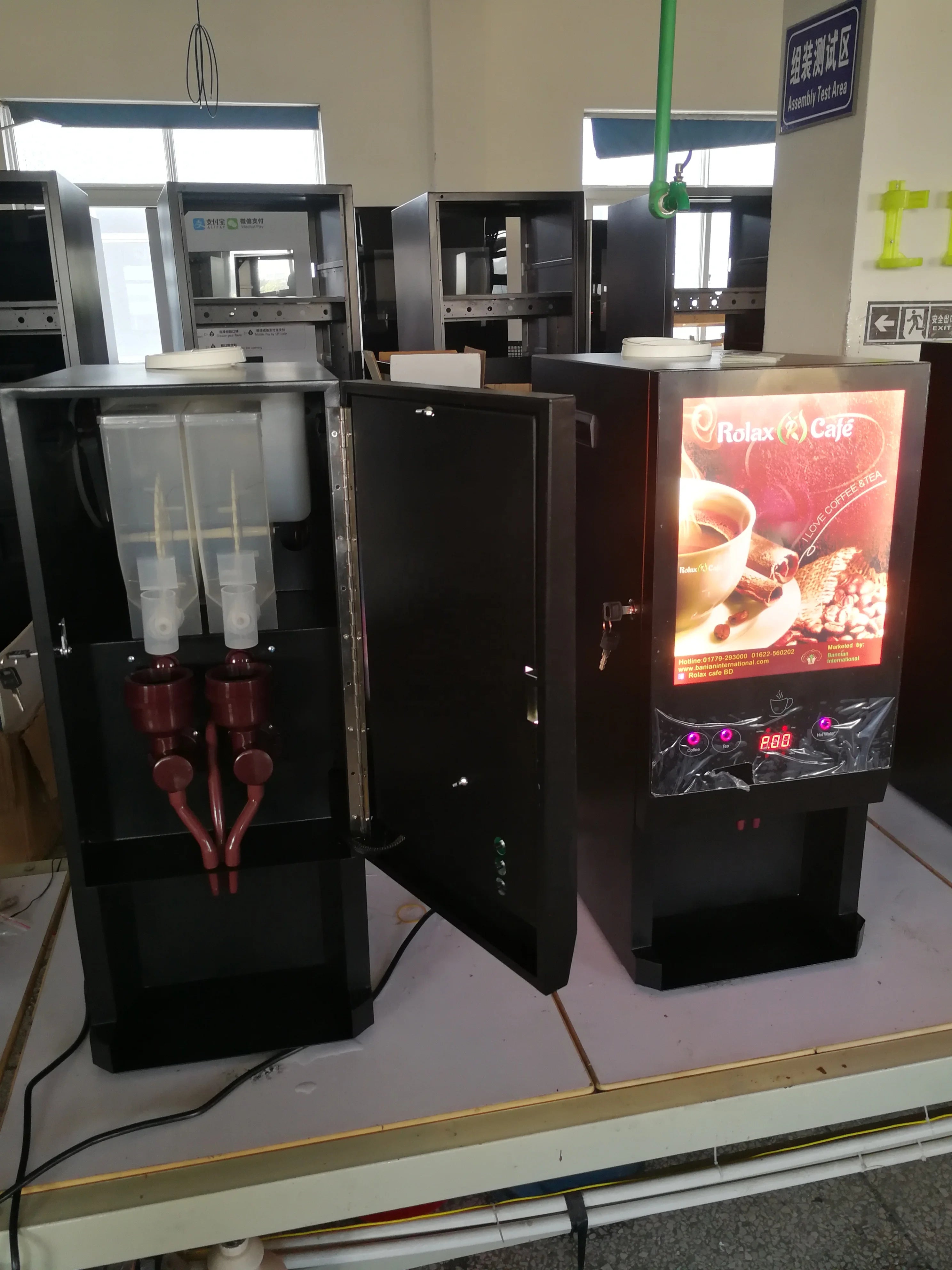 Instant Powder Automatic Coffee and Tea Vending Machine    WF1-303A