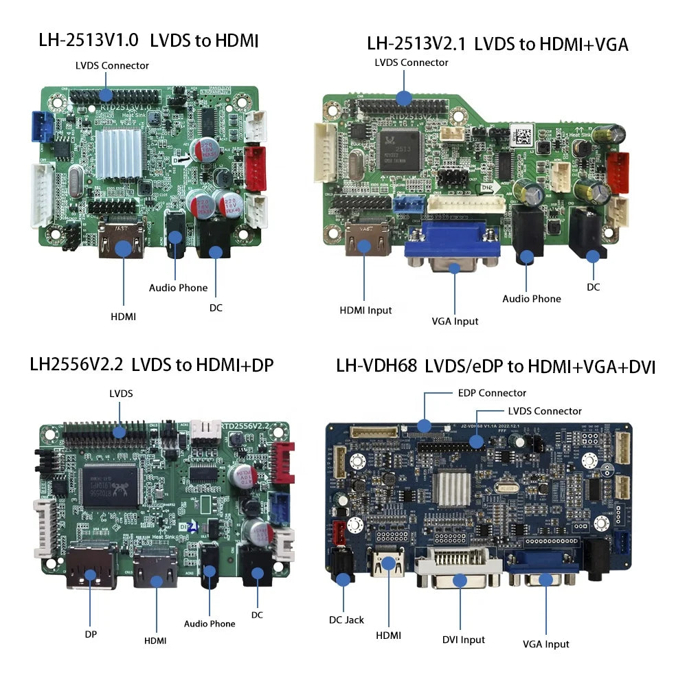 Original AUO 10.1'' 1024*600 LCD Display Smart Home Central Control Panel 10.1 Inch LCD Modules