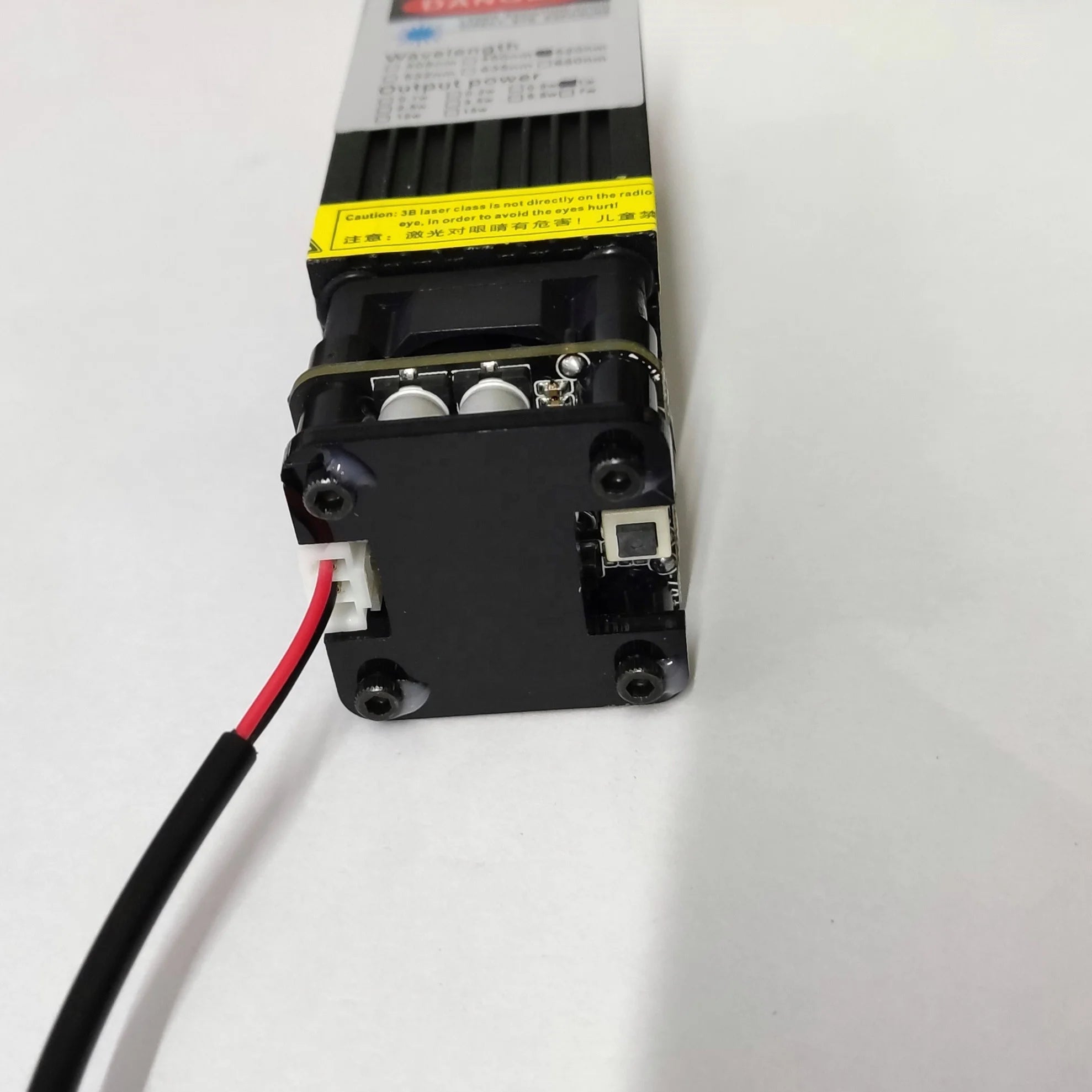 New Ismartlaser High-Power 1W Green Laser Module Elliptical Spot Beam 515-530nm 12V DC CLASS4 Bird Repellent High Accuracy >200m