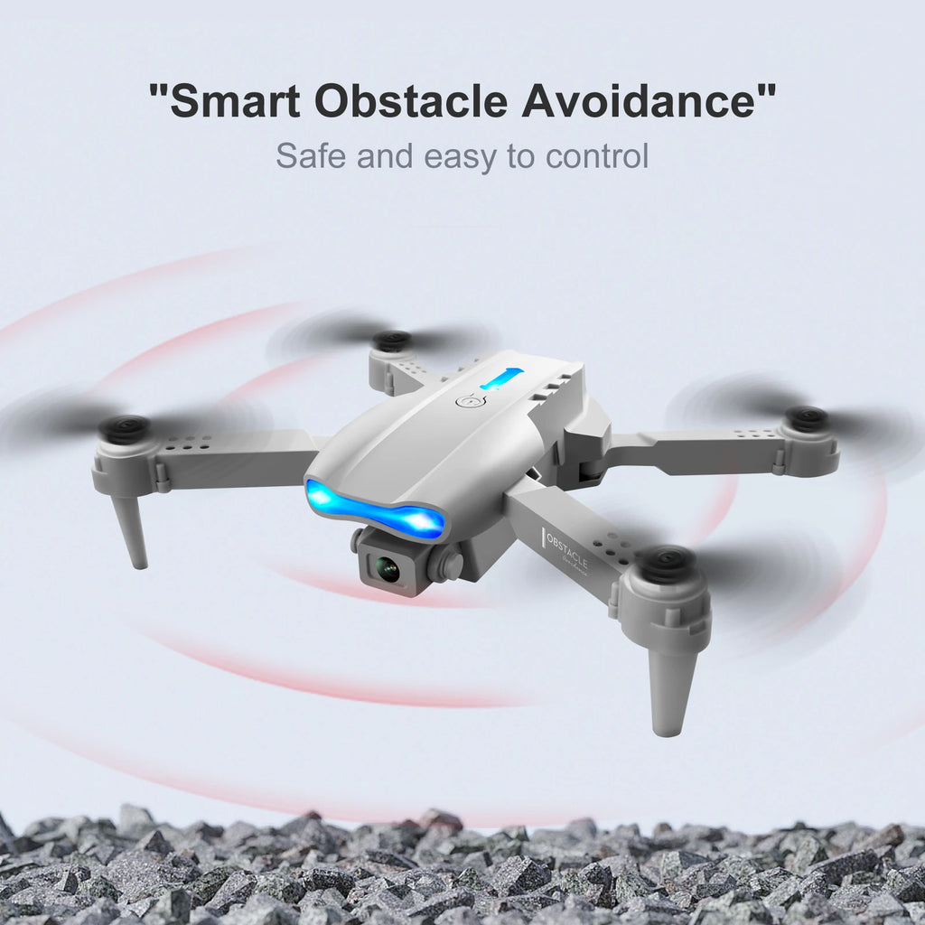 E99 Drone PRO Mini 4K HD Camera WIFI FPV Obstacle Avoidance Foldable RC Quadcopter Helicopter K3