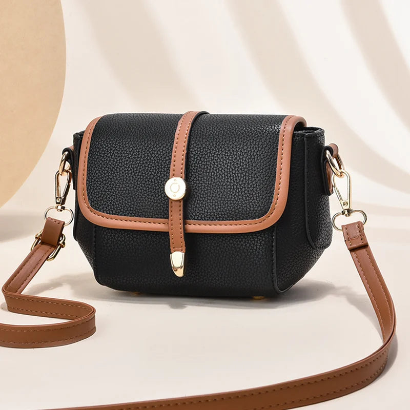 2023 Leather Pu Double Color Bags Mini Cheap Bags Women Handbags Ladies Luxury Fashion Andcomfortable