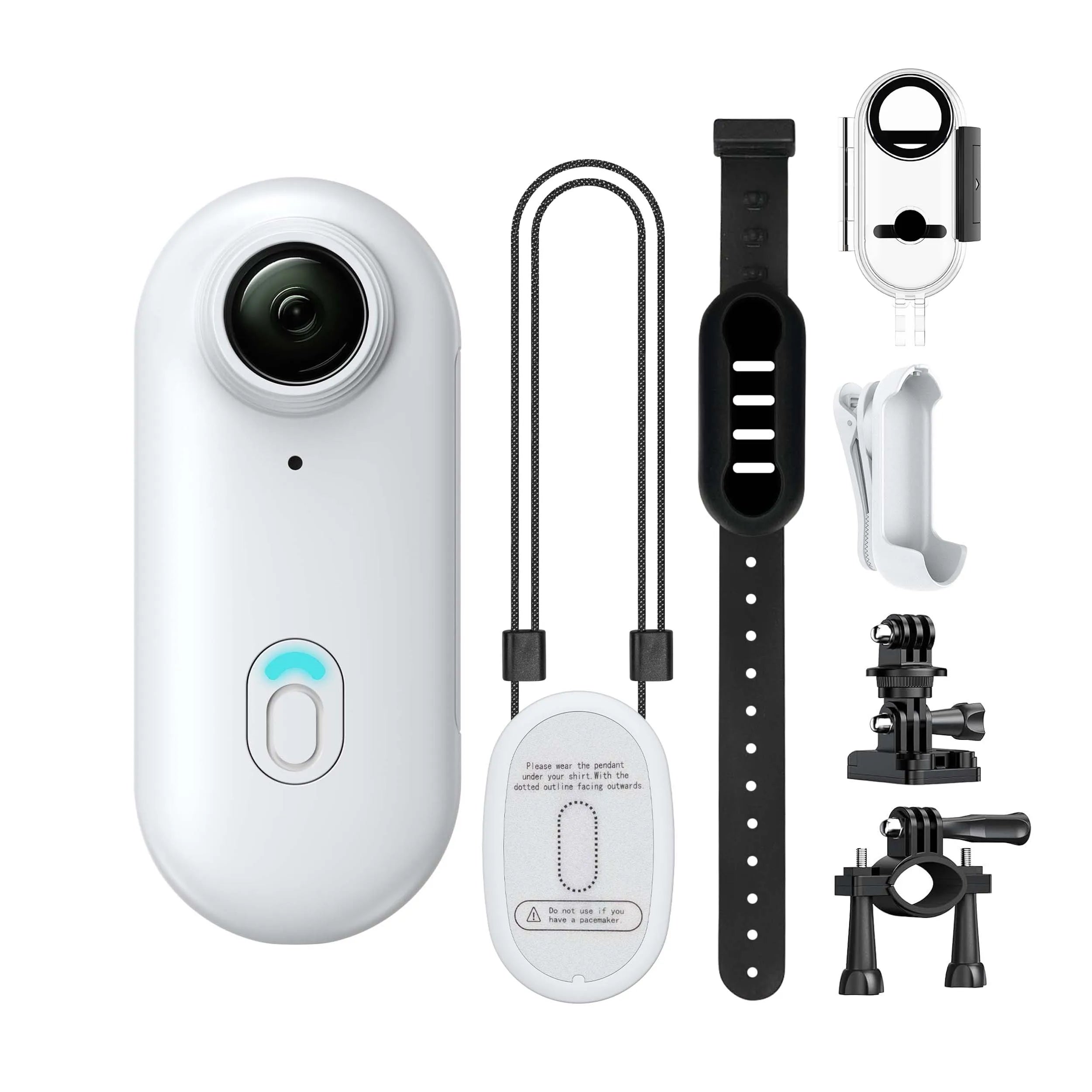 FHD 4K Mini Body POV Camera, Wearable Action Body Cam, Thumb Size Hands Free Recording Body Worn Camera, Premium