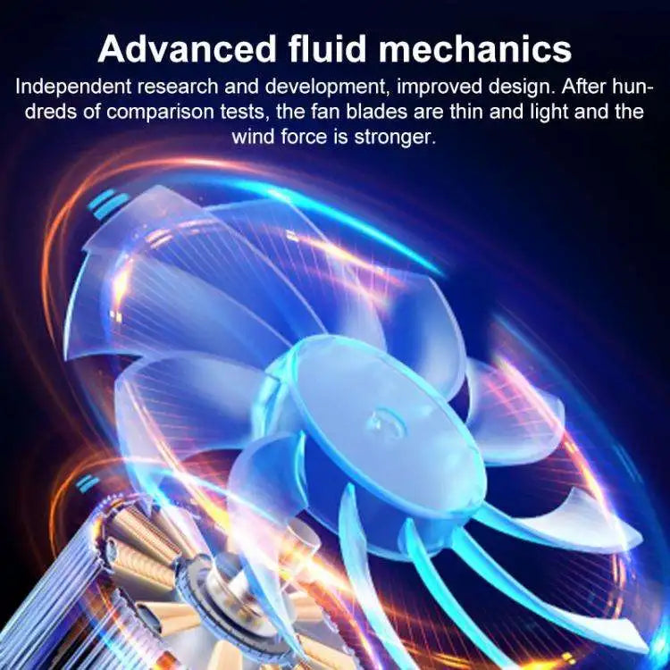 New Hot Seller Metal RGB Light Gaming Effect Air-Cooled Five Fans Folding Laptop Cooler Stand High Performance 17'' Stock