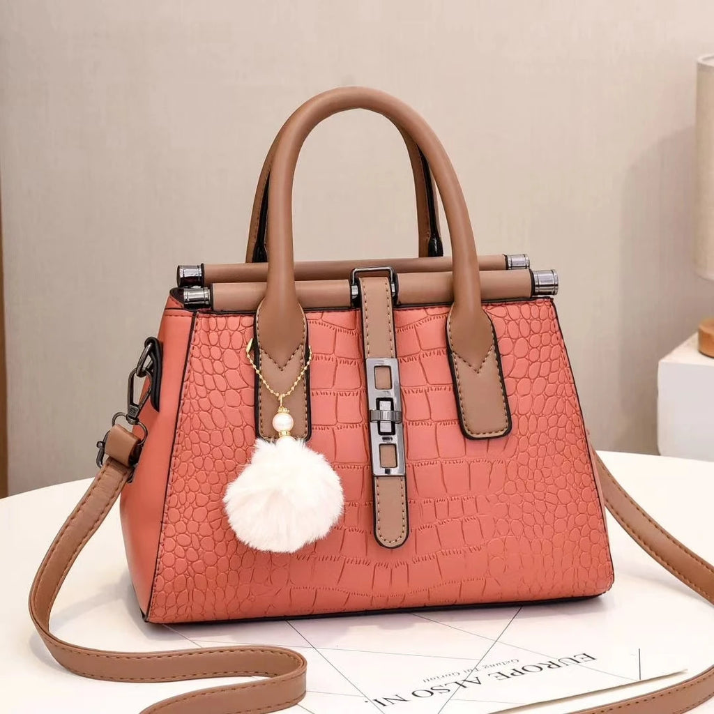 Wholesale Fashion Single Shoulder Crossbody Fur Ball Pendant Foreign Trade  Bags Women's Bags Handbags