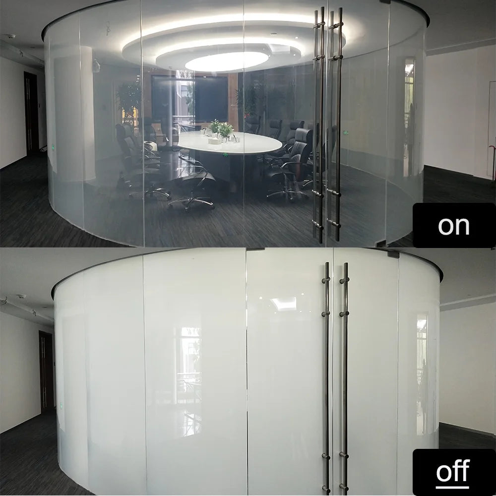 Electric Smart Tint Self Adhesive PDLC Film Smart Home Electric Frosted Glass Film for Window and Door PDLC Smart Film for Glass