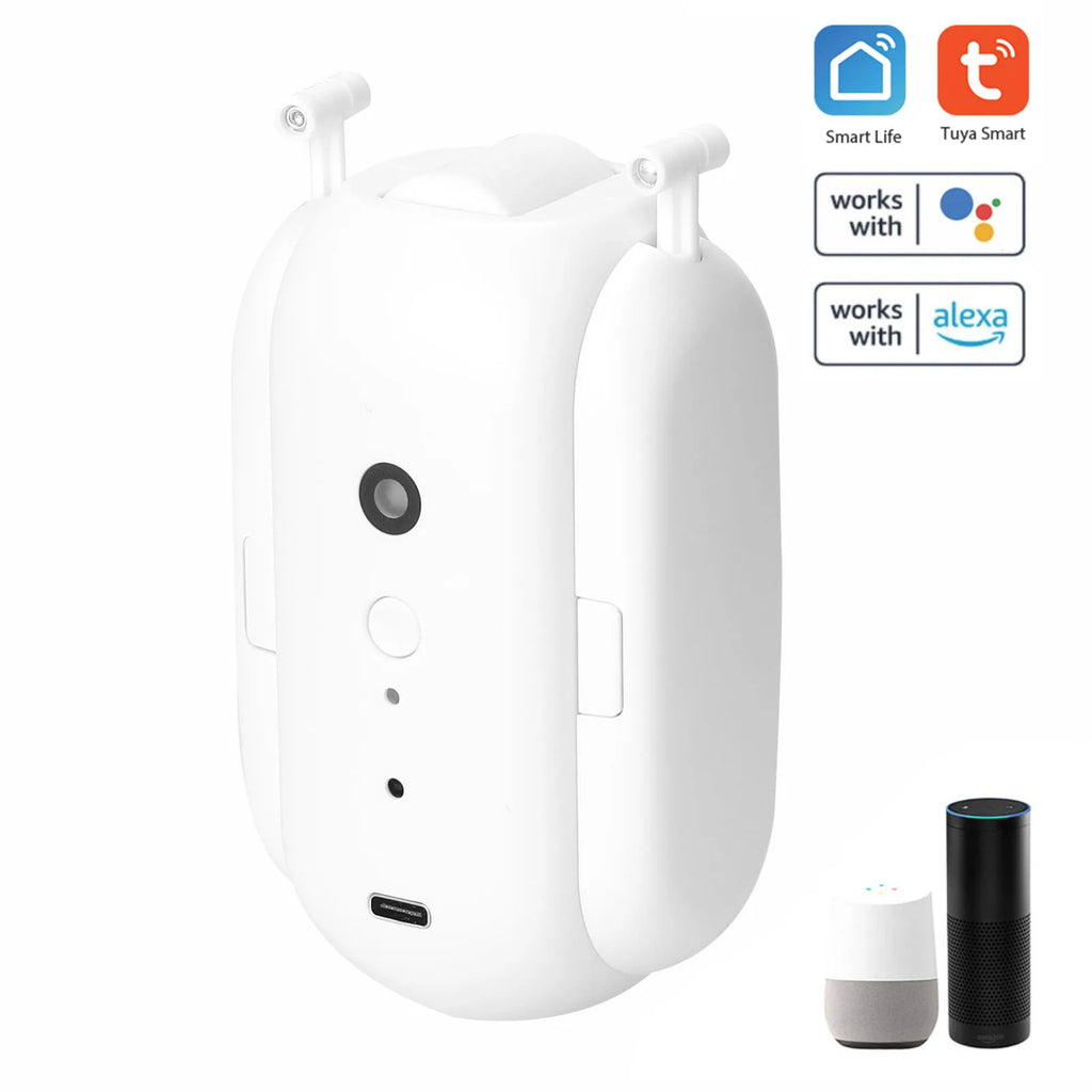 Tuya Wireless Smart Home Curtain Opener with Alexa App Control Auto Rod Type Electric Motor Bot Robot-Smart Curtain