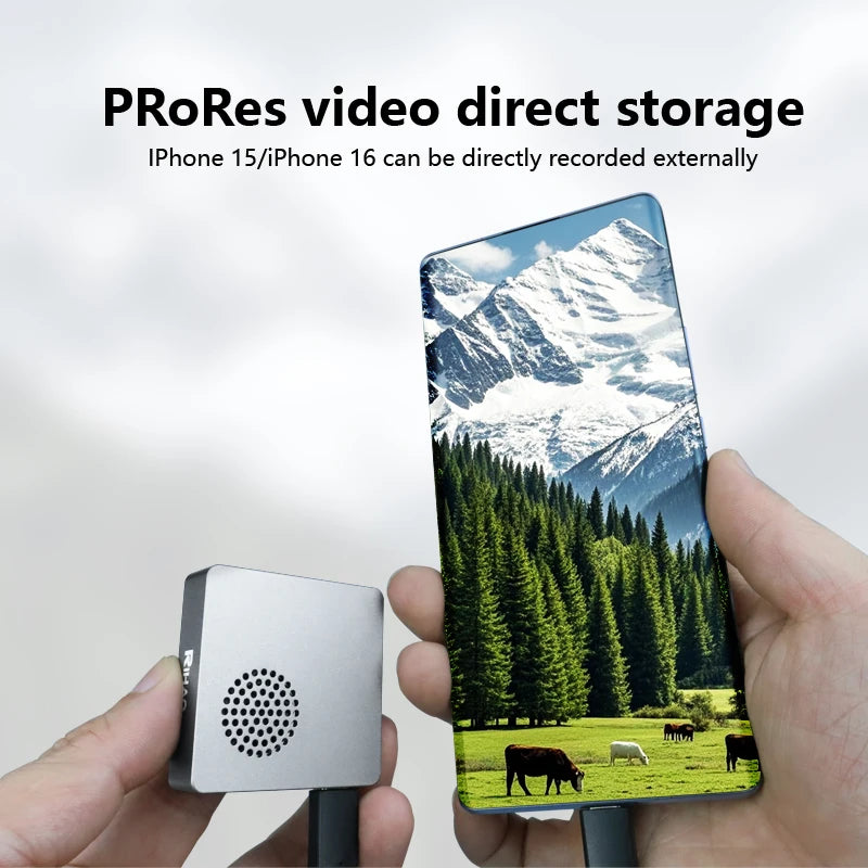 USB4 Mobile Hard Disk Box M2 Solid State NVME External Notebook Compatible with Thunderbolt 3/4 with Fan