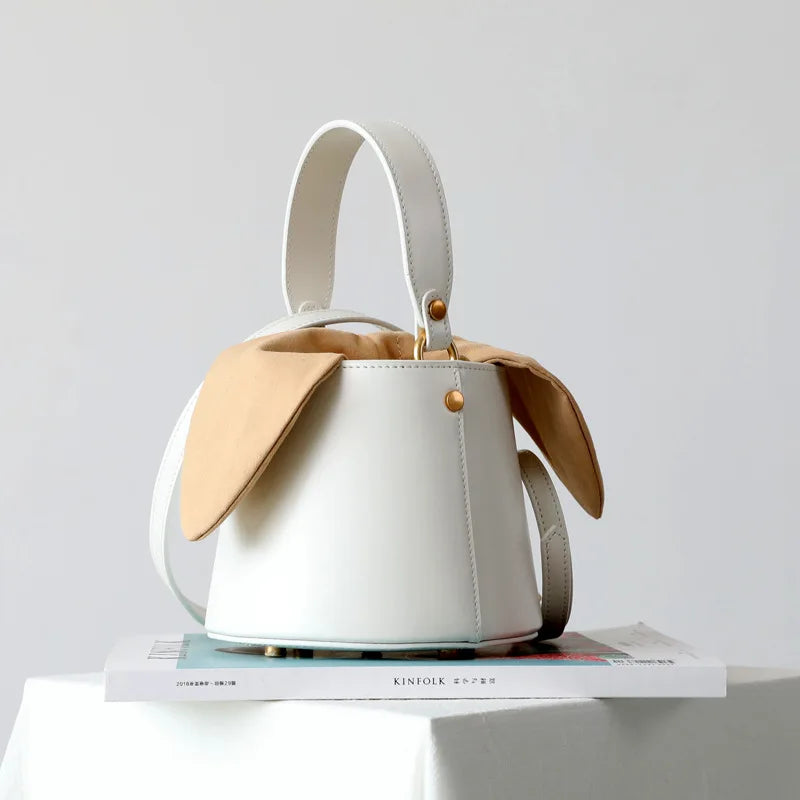 Genuine Leather Women Handbags Ladies Designer Bag 2022 Handbags for Women Luxury Mini Bucket Bag
