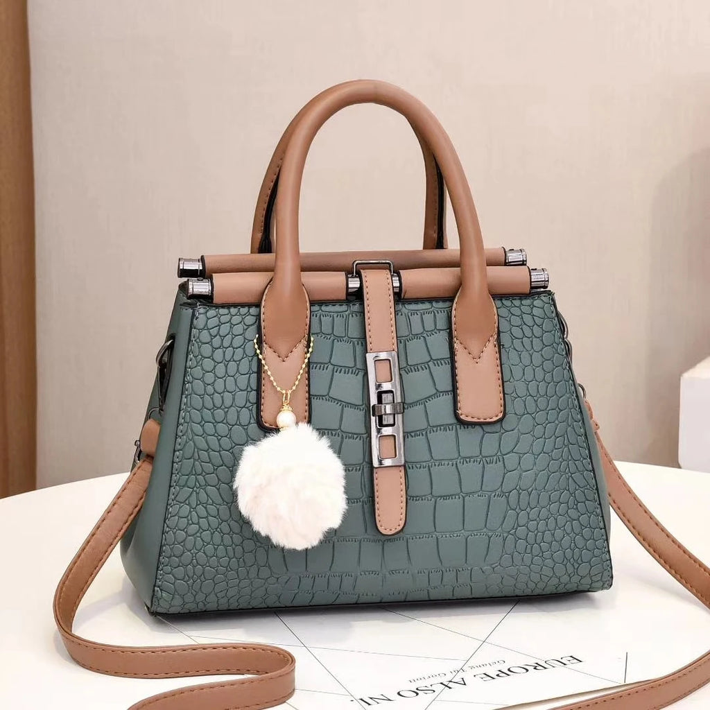 Wholesale Fashion Single Shoulder Crossbody Fur Ball Pendant Foreign Trade  Bags Women's Bags Handbags