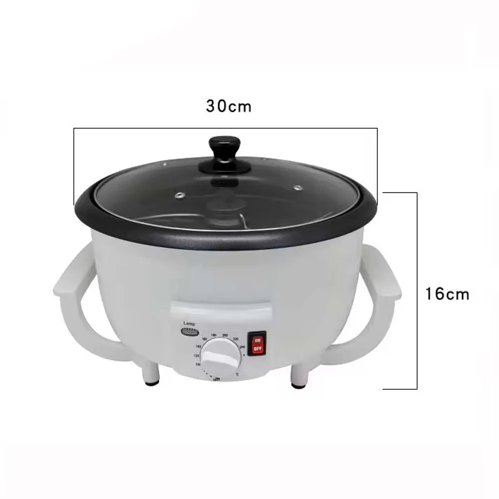 XEOLEO Electric Coffee Roaster Automatic Coffee Bean Baker 750g 1200W Coffee Baking Machine Suitable for Peanut/Nut Bean Roaster