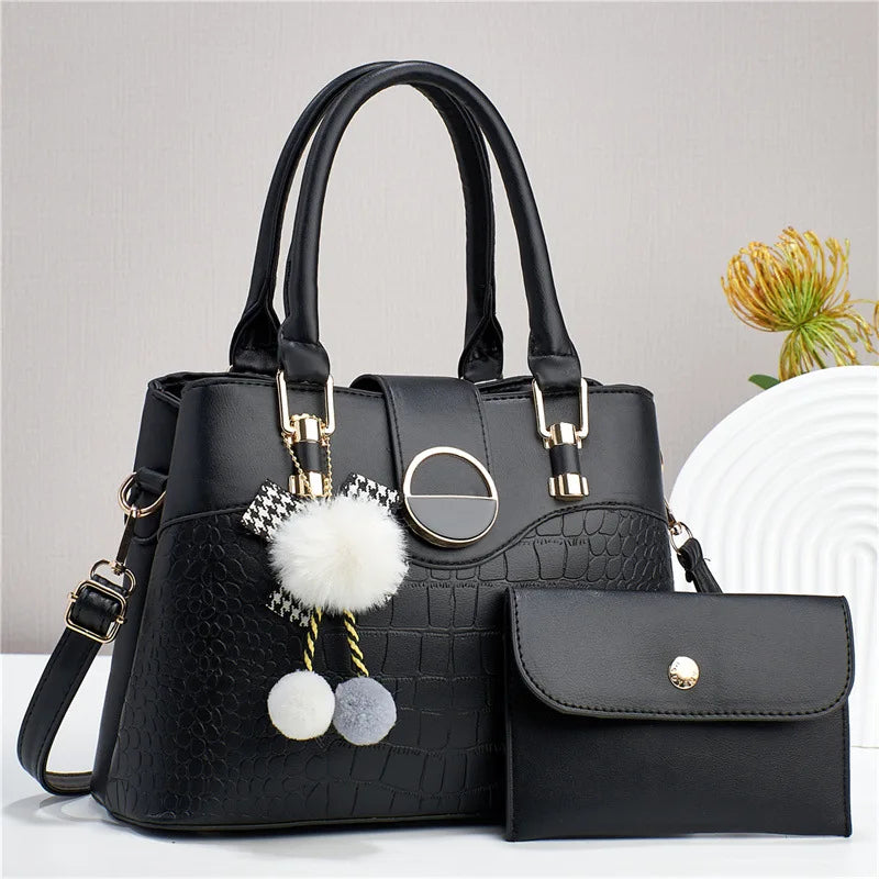 Crocodile Pattern High Capacity Fashion Trend Messenger Bags Luxury Women's Bags Womens Handbags Tote Bag Handbag Set