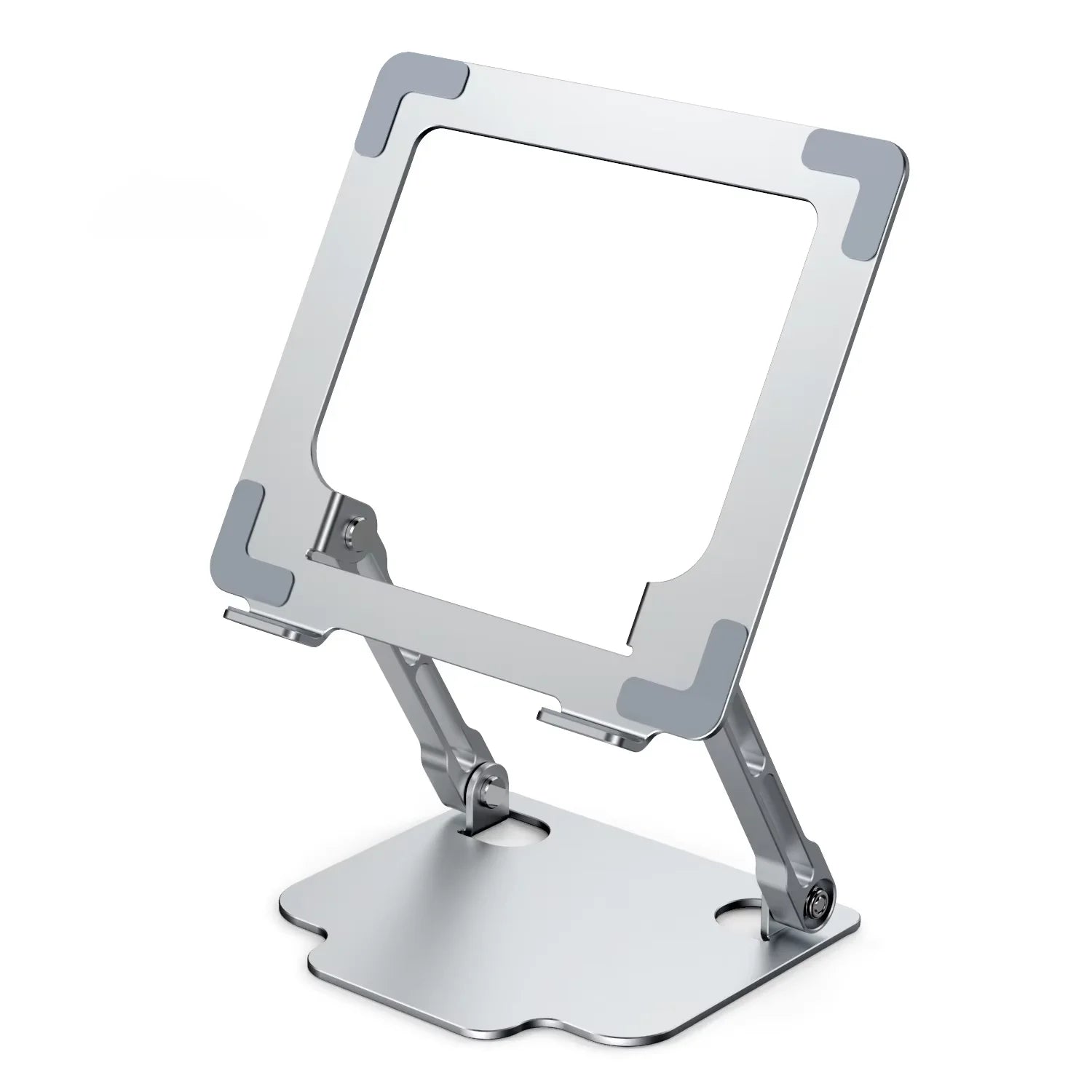 Wholesale Dual Fan Aluminum Alloy Ergonomic  Laptop Stands with Fan Adjustable Foldable Portable  Metal Tablet Cooling Stand