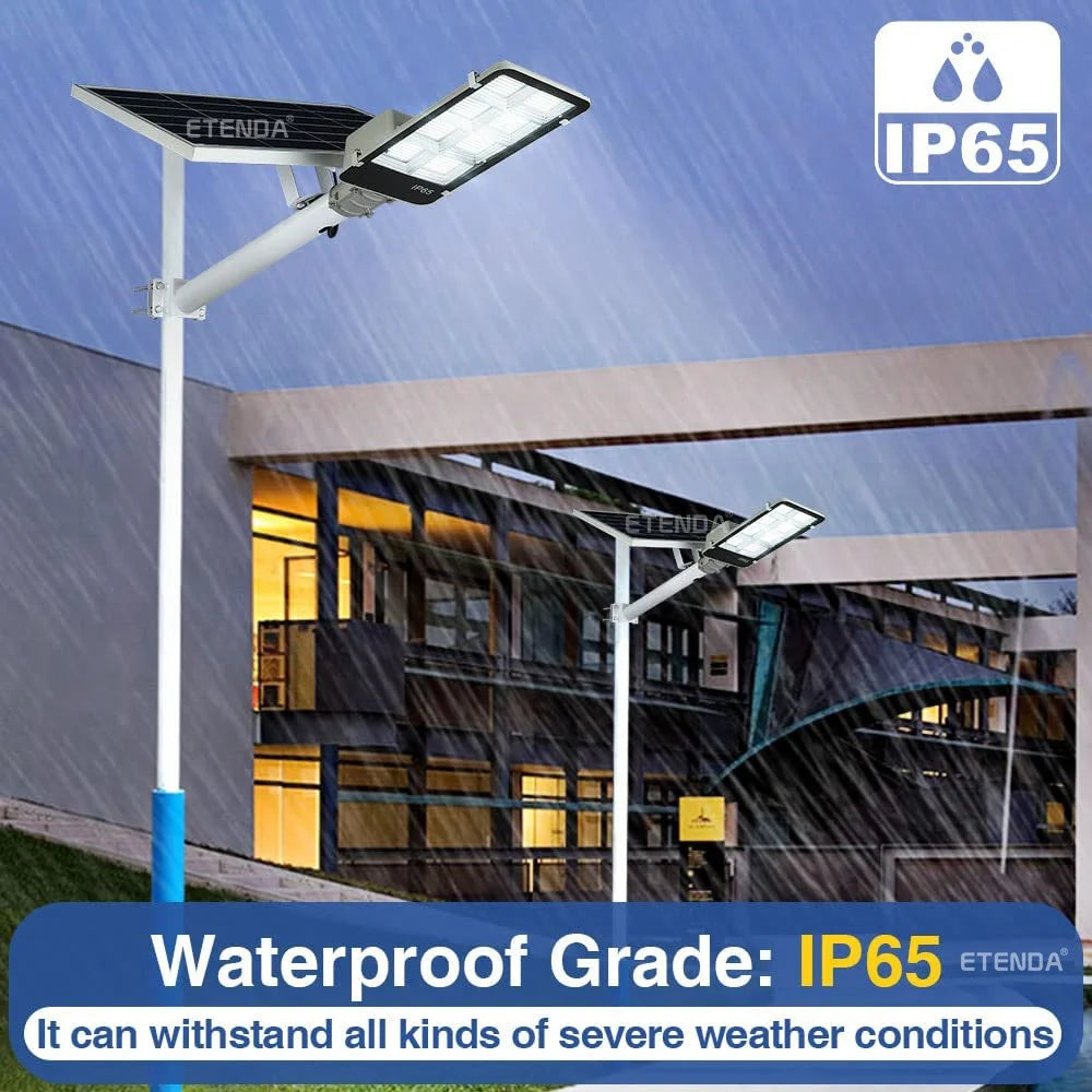 ETENDA 60w 100w 240w 360w 500w Road Lighting Integrated Led Lights Outdoor Waterproof IP67 Solar Lights Outdoor Street