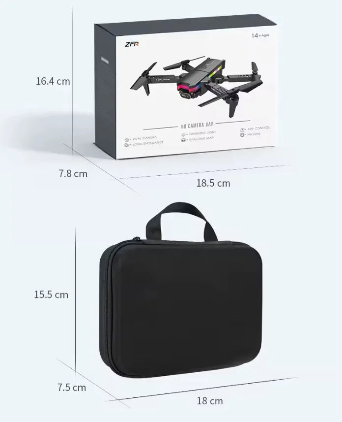 New F190 Drone Foldable RC Quadcopter with 4K HD Dual Camera Wifi FPV Toys Mini Drone V E58 E99 K3 F189