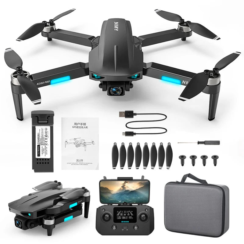 2025 NEW Hot Selling N300 Pro Drone With Wide Angle Dual Camera Wifi FPV RC Foldable Quadcopter Dron Toy