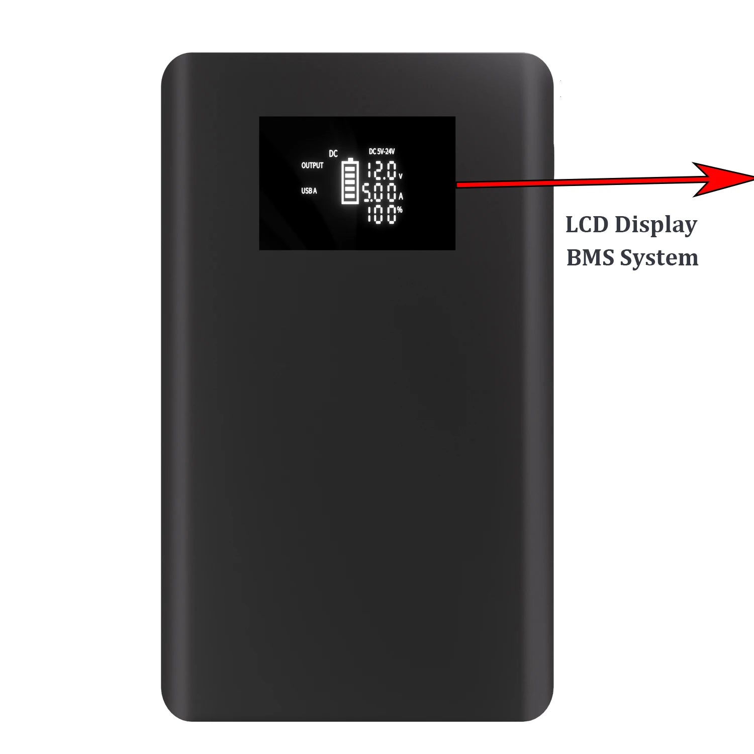 PD100W QC3.0 12V 15V 16V 19V 20V 24V 3A 4A 5A DC UPS 12V Solar Power Bank 20000mah Battery Pack for Camping Indoor Outdoor Use