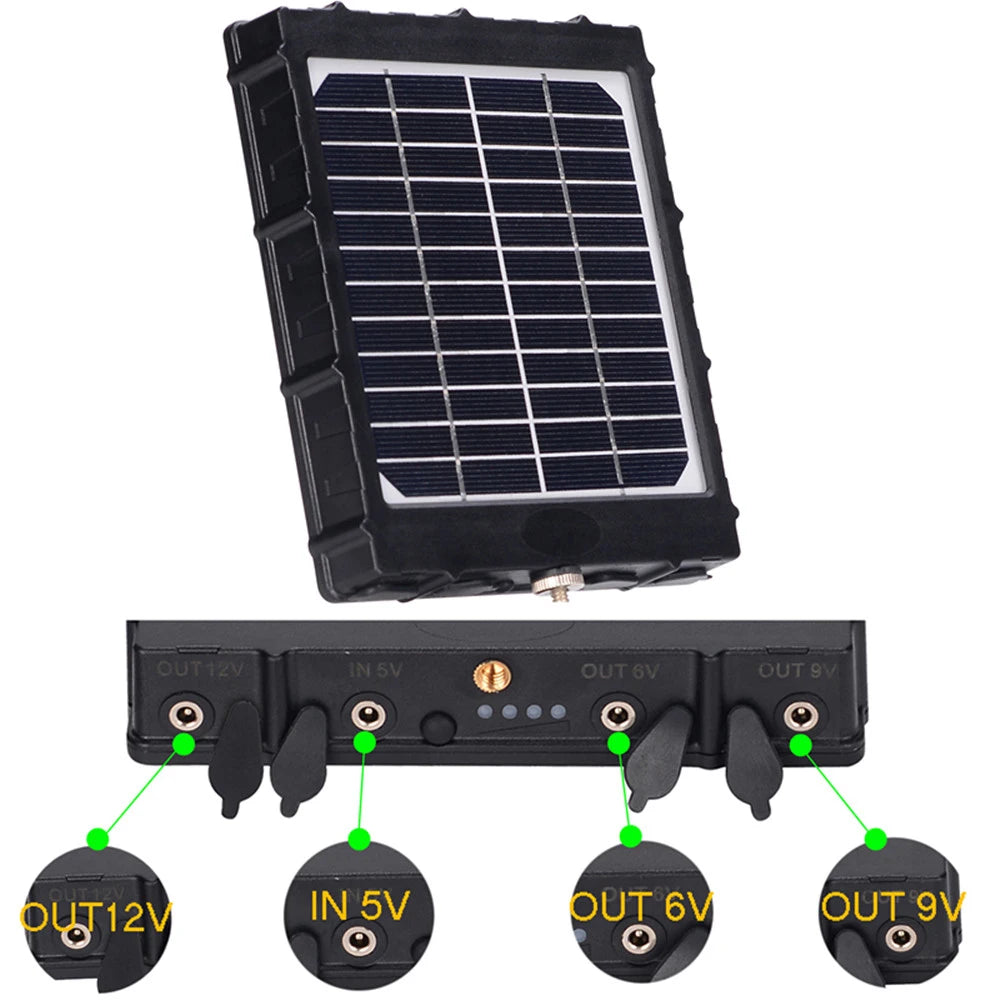 3W Small 12V Mini Solar Panel Battery Charger 12V 9V 6V for Outdoor Camera Cctv Hunting Trail Camera Solar Power Panel 8000mah
