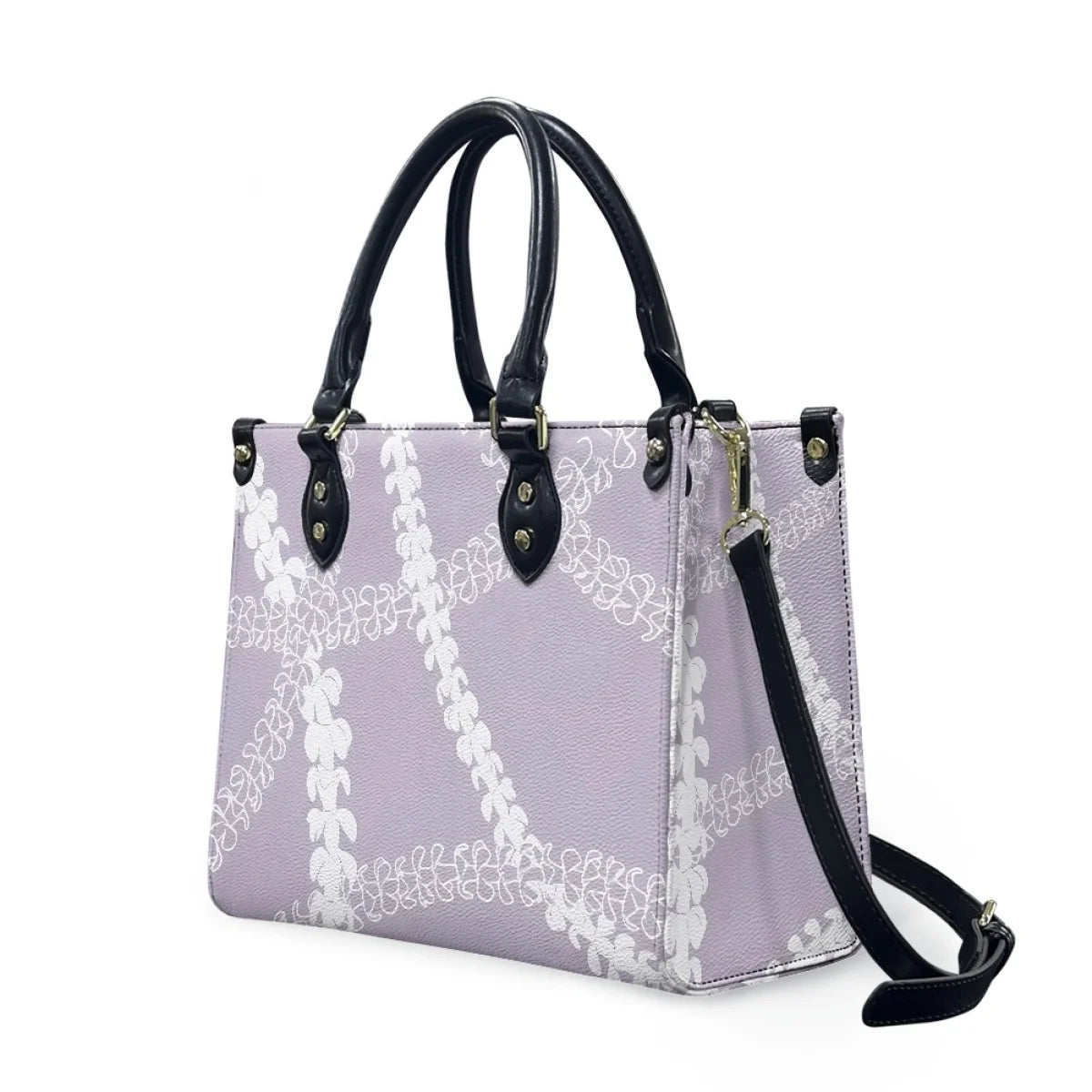 Black and White Tribal Polynesian Printed Bags Women Handbags Ladies Luxury Women Shoulder Bags High Quality Pu Leather Handbag
