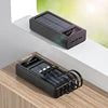 High Quality Power Bank 30000mAh Solar Power Bank LED Fill Light 2A Super Fast Charging with 4 Cable Portable Powerbank