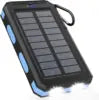 Hot Sales Portable 10000Mah 20000Mah Branded Battery Charger USB Type-C Ports Power Pack Outdoor Solar Power Bank