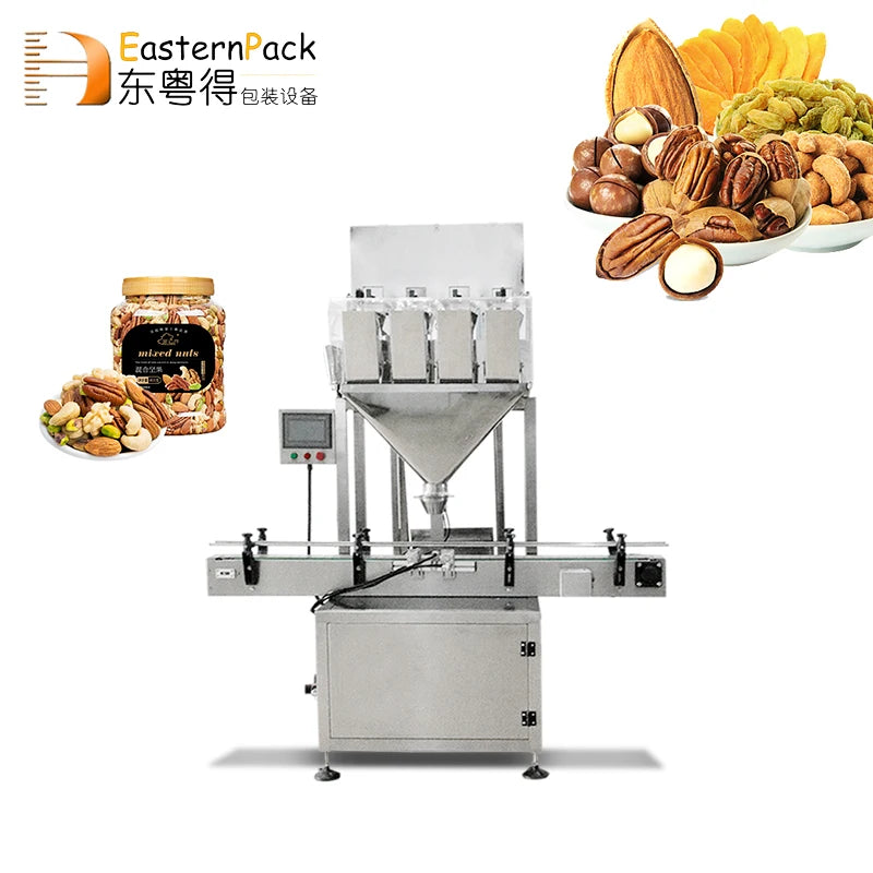 Automatic Coffee Beans Small Pellet Soil Bag Automatics Granule Bottle Filling Machine