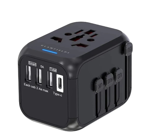 Multinational UK BS 5733 Japan Universal Travel Adapter 10A/250V Smart Home Product for International Travel
