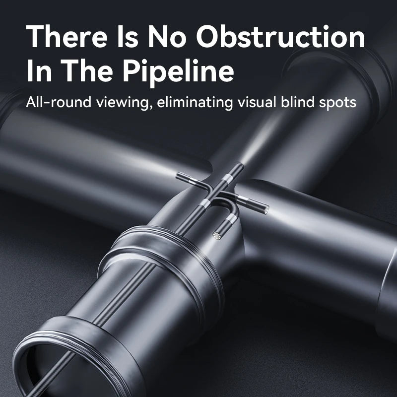 New J108 Two Ways Steering Endoscope 6mm 1m 1440P Full hd Endoscope Camera for Home Sewer Inspection Sewer Camera Home Security