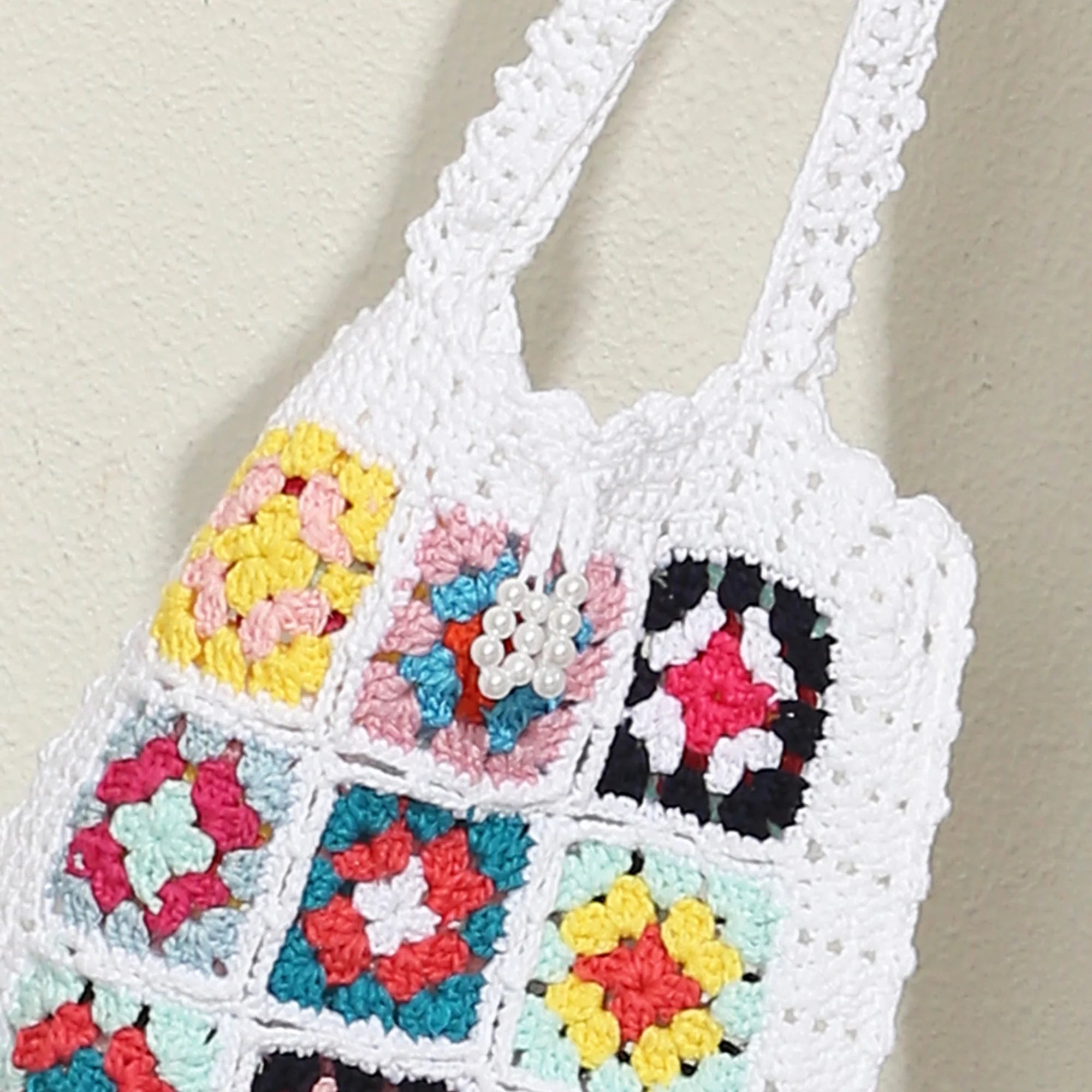 China Factories Woven Hand Crochet Beach Tote Bags Women Handbags Ladies