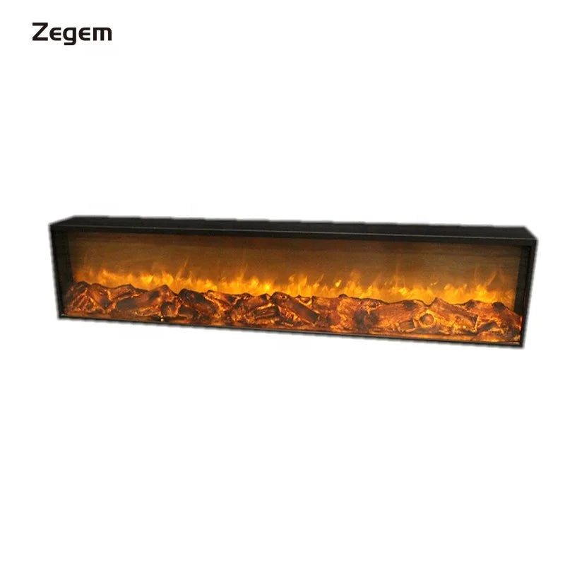 800*150*400mm Smart Home Embedded Electric Fireplace LED Lighting Decorative Heater