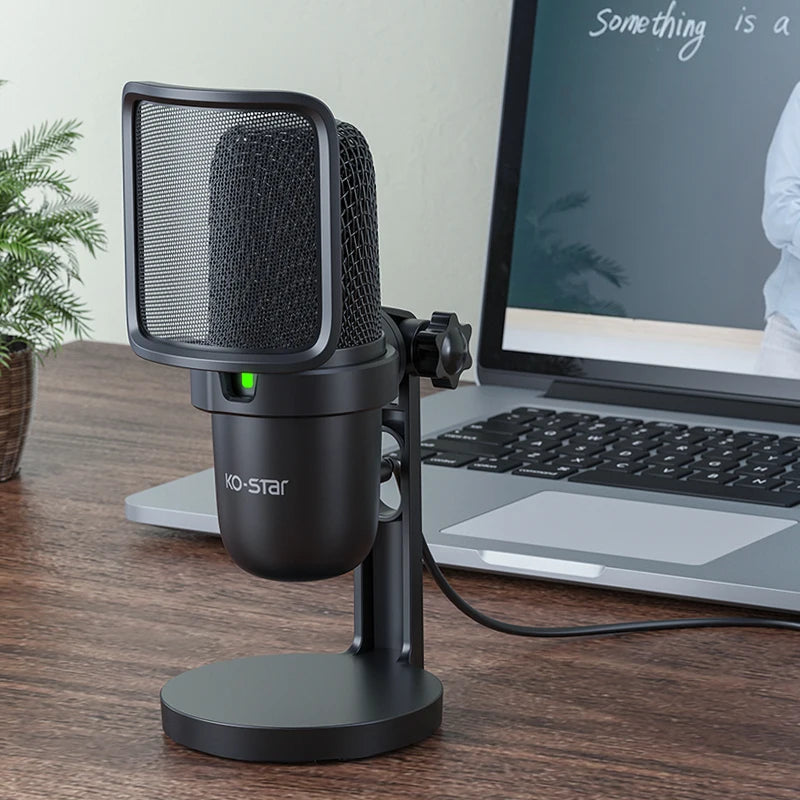Portable Wired Gaming Microphone Professional Podcast Microphone High Quality Mic