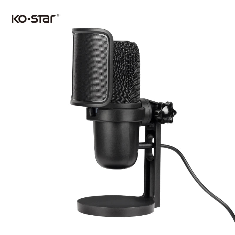 Portable Wired Gaming Microphone Professional Podcast Microphone High Quality Mic