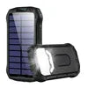 New IP65 Waterproof Power Bank 20000mAh Wireless Dual USB Solar Power Bank