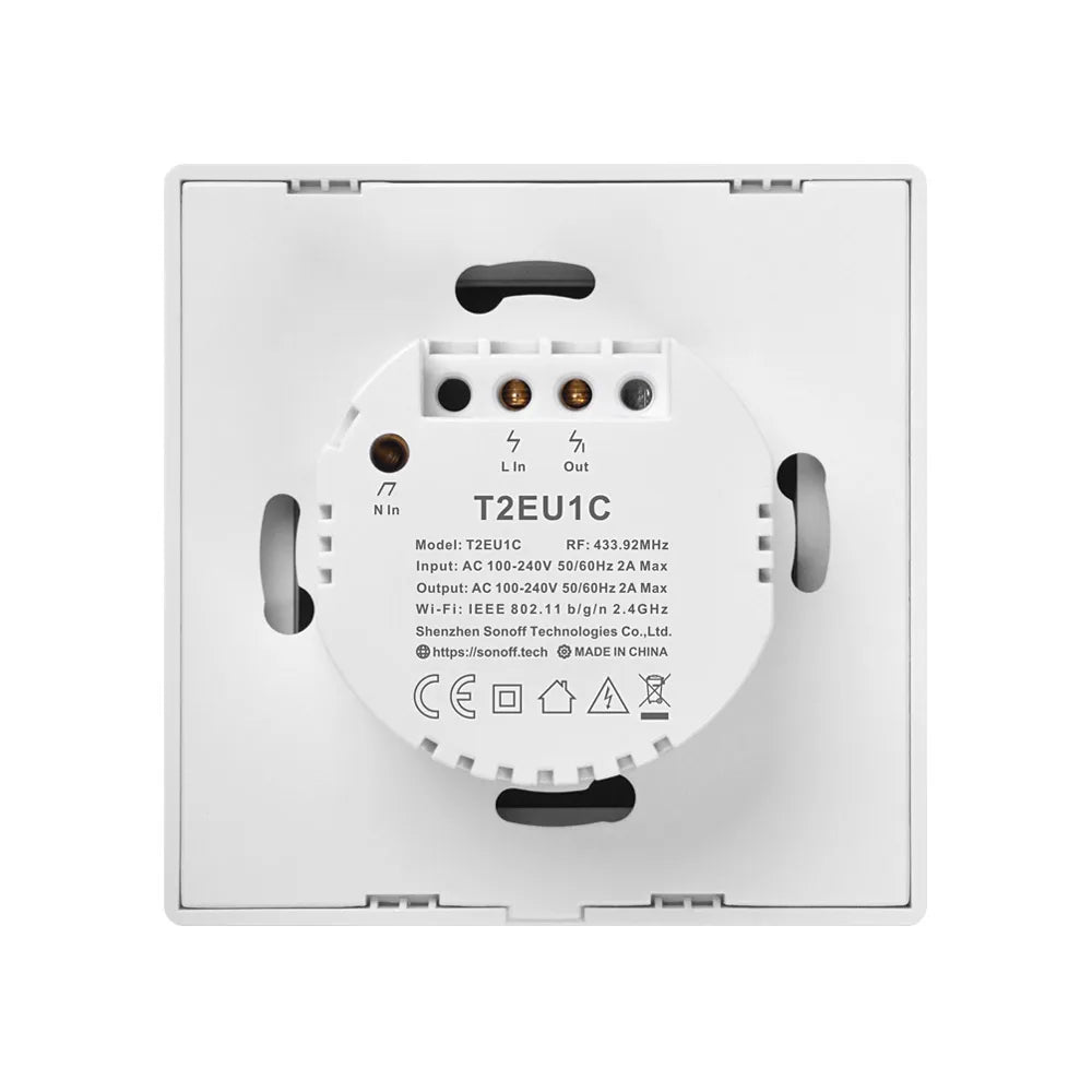 Sonoff T2 TX Serious 1 Gang EU UK US Smart Home Automation Interruptor Sonoff Smart Wifi Switch Smart Wall Lights Switch