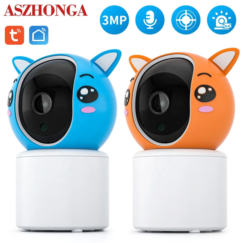 Smart Life 5MP Two Way Audio Camera Tuya App HD Smart Home 1080P PTZ Home 3MP Wireless CCTV Camera