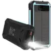 2025 Best Selling Fast Charging Waterproof Solar Power Bank 30000mAh 10W Wireless Charge Battery Watt  LED DisplayFlashlights