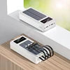 High Quality Power Bank 30000mAh Solar Power Bank LED Fill Light 2A Super Fast Charging with 4 Cable Portable Powerbank