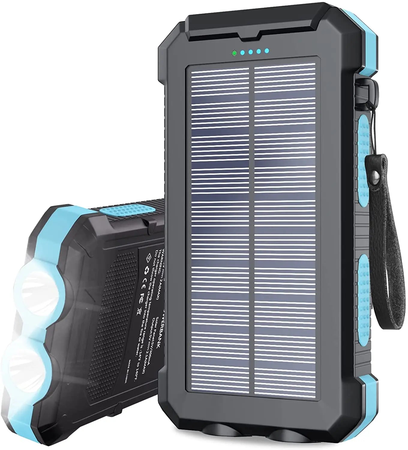 2025 High Capacity Charger 20000mah Waterproof Solar Power Bank Mobile Powerbank Solar Energy Power Banks for Mobile Phone