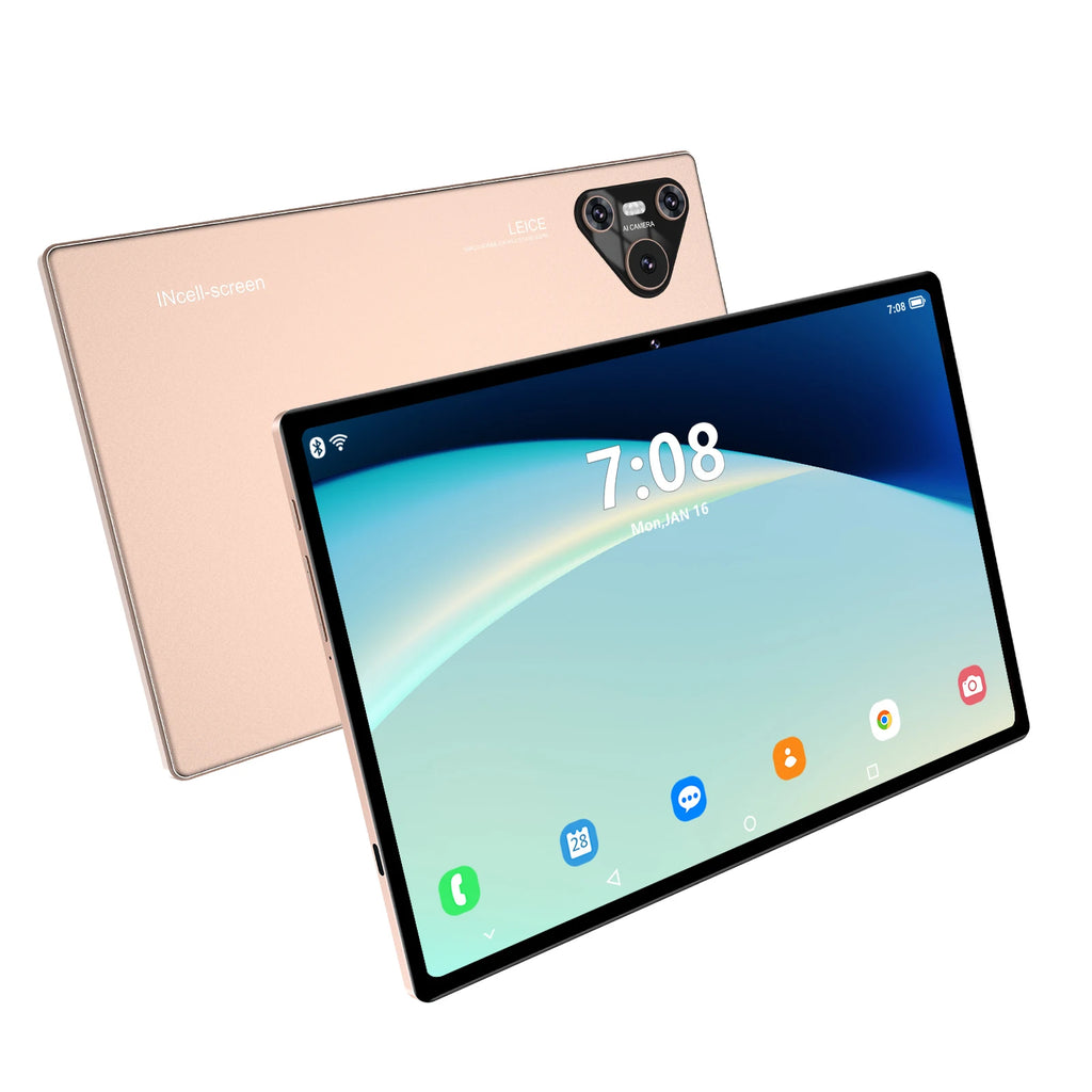 Hot 16 Pro 10.1inch Cross-Border Tablet for Adults Android System 14 12+256G MTK Octa Core New 2K Resolution Capacitive Screen