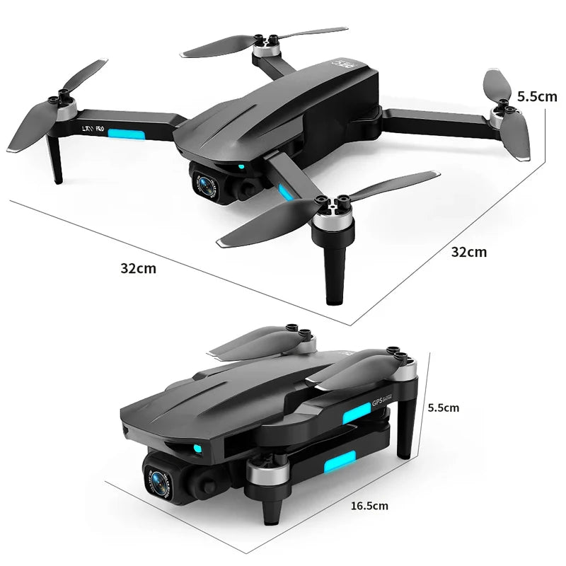 2025 NEW Hot Selling N300 Pro Drone With Wide Angle Dual Camera Wifi FPV RC Foldable Quadcopter Dron Toy