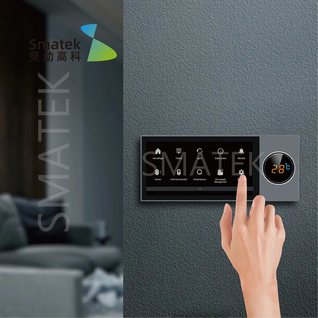 2025 Shenzhen Luxury Home Automation Smart Home Appliances 100-240VAC Zigbee & Wi-Fi Android & Tuya OS US Plug App Controlled