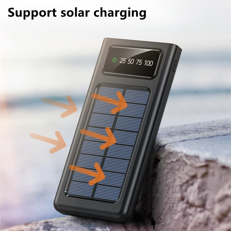 Wholesale Dual Usb Li-polymer Solar Mobile Charger Power Bank Portable Solar Power Bank 10000mah