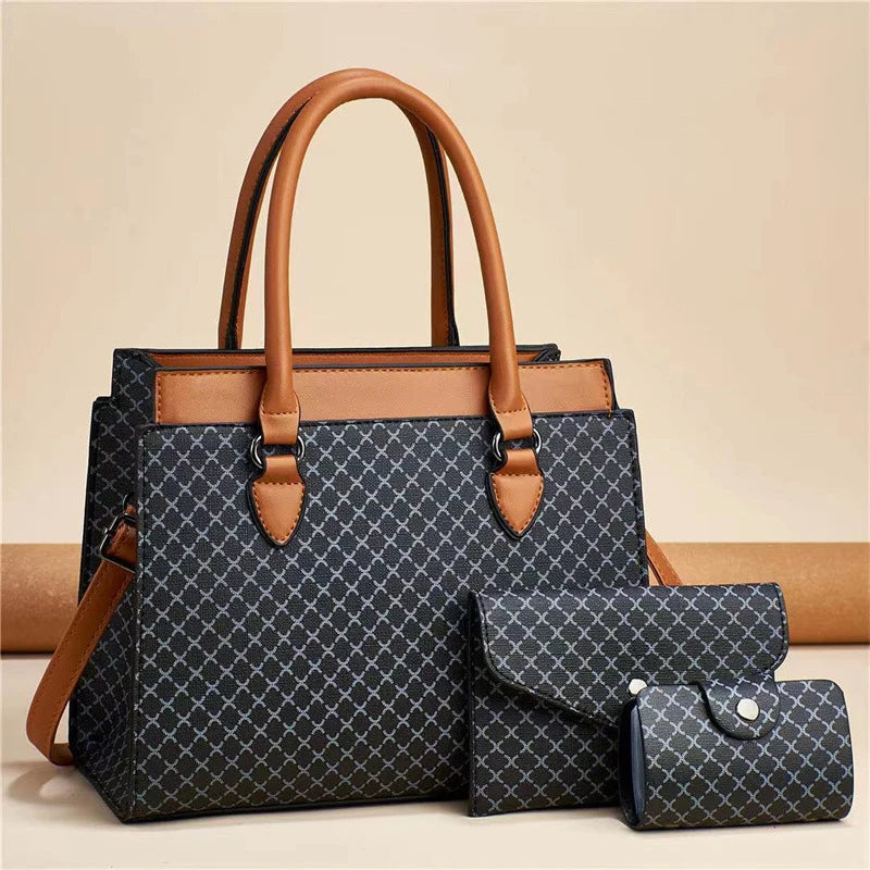 2026 New Printing Pattern High Capacity Fashion Trend Messenger Bags Luxury Women's Bags Womens Handbags Tote Bag Handbag Set