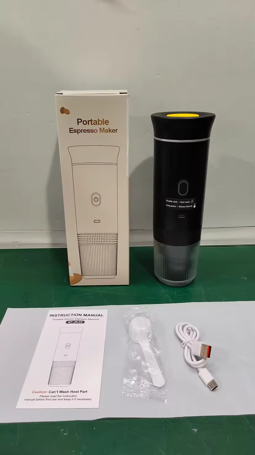Usb Electric Espresso Automatic Coffee Machine 3 in 1 Portable Travel Capsule Coffee Maker, Fully Automatic,heat Rechargeable