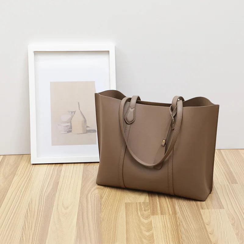 Fashion Designer Brand Custom Women Genuine Leather Handle Tote Bag Purse Crossbody Bag Shoulder Handbags for Ladies