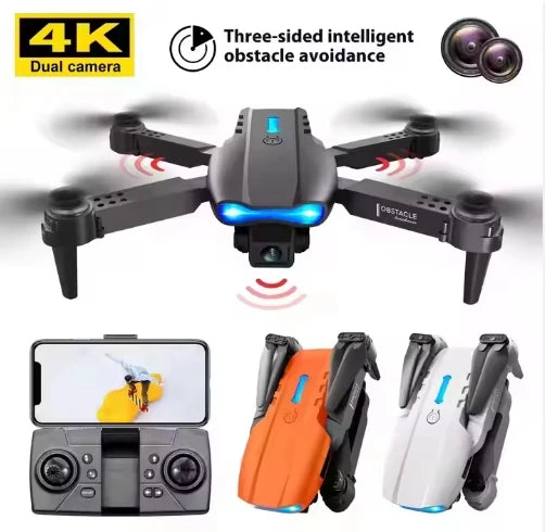 2026 New E99 RC Mini Drone 4K 1080P Dual Camera WIFI FPV Aerial Photography Helicopter Foldable Quadcopter Dron