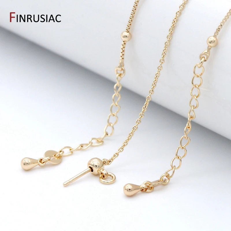 2022 New Fashionable Round Beads Bracelet For Women Gold Plated Simple Adjustable Chain Bracelets Jewelry