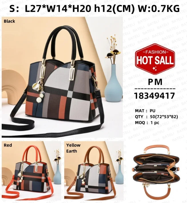 New Lattice High Capacity Fashion Trend Messenger Bags Luxury Women's Bags Womens Handbags Tote Bag